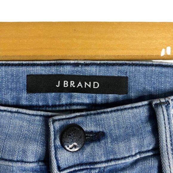 J Brand Women's Light Wash Maria High Waisted Skinny Denim Jeans - Picture 4 of 8